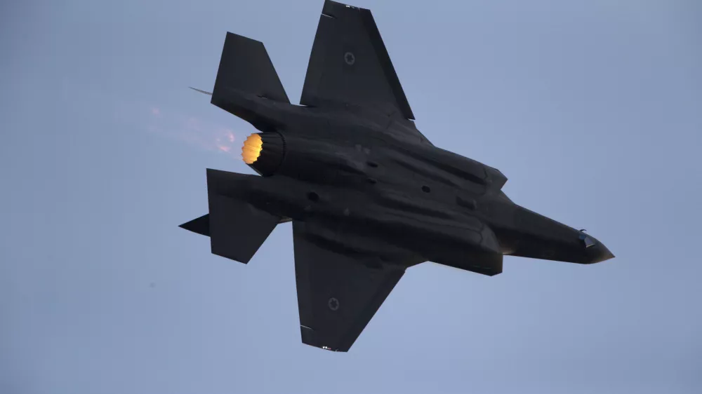 ﻿FILE - In this Dec. 29, 2016 file photo, an Israeli Air Force F-35 plane performs during a graduation ceremony for new pilots in the Hatzerim Air Force Base near Beersheba, Israel. Maj. Gen. Amikam Norkin, the head of Israelâ€™s air force said Tuesday, May 22, 2018, that it used the next-generation F-35 fighter jet for the first time during a recent mission. He told a conference that the plane had flown over Beirut, and that the air force is just beginning to understand â€śthe huge potentialâ€ť of the aircraft. (AP Photo/Ariel Schalit, File)