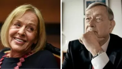 Milena Zupančič in Danilo Türk