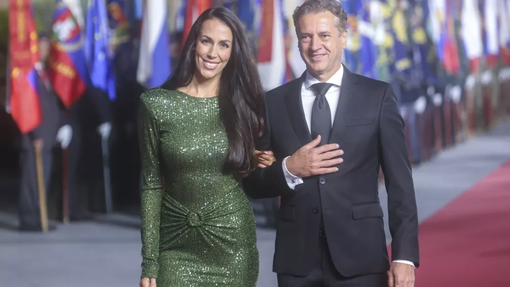 Tina Gaber, Robert Golob- 24.06.2024 - osrednja državna prireditev ob dnevu državnosti, na kateri bo slavnostna govornica predsednica republike Nataša Pirc Musar  //FOTO: Jaka Gasar