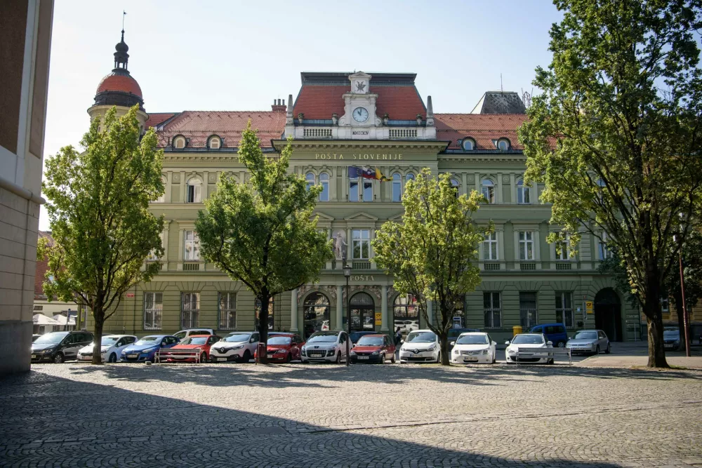 Maribor, Slomskov trg.Pogled na Slomskov trg v Mariboru.