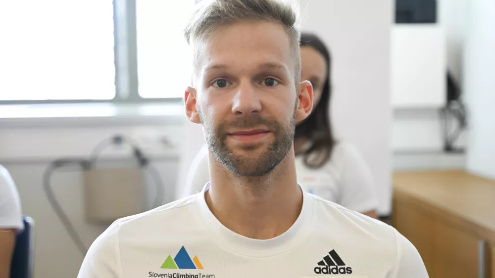Anže Peharc - 28.07.2023 – Planinska zveza Slovenije (PZS) - članska reprezentanca v športnem plezanju pred svetovnim prvenstvom v Švici – športni plezalci //FOTO: Nik Erik Neubauer
