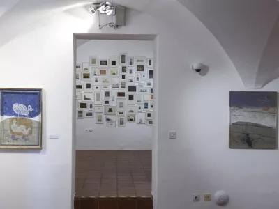 - 16.04.2025 - razstava Vladimir Makuc v Galeriji Prešernovih nagrajencev v Kranju//FOTO: Jaka Gasar