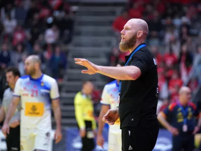 ﻿11.04.2019 Handball, EHF Euro Cup, OEHB, Nationalteam, Dornbirn, Messestadion Dornbirn, AUT - ESP, Oesterreich - Spanien, Ales Pajovic, Copyright DIENER / Eva Manhart