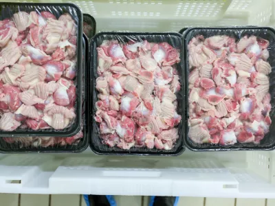 - pi&scaron;čanci - perutnina- - pi&scaron;čančje meso -    - 28.12.2016 - Podjetje Perutninarstvo Panvita, Rakičan - Murska Sobota - proizvodnja perutninskega mesa - mesno-predelovalna industrija - blagovna znamka AVE   //FOTO: Bojan VelikonjaOPOMBA: DNEVNIKOV OBJEKTIV - REPORTAŽA 2017 -