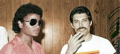 Michael Jackson in Freddie Mercury Foto: Instagram/@freddiemercuryclub