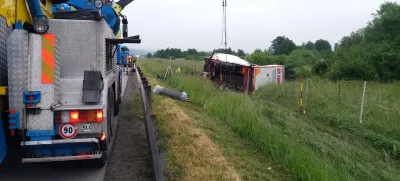 ﻿nesreča avtocesta tovornjak