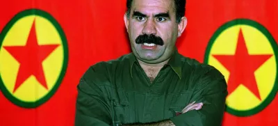 - FILE PHOTO SEP93 - Head of the Kurdish Workers Party guerrillas (PKK) Abdullah Ocalan speaks during a press conference held in the Bekaa Valley in this September 1993 file photo. [The elusive Kurdish rebel chief wanted by Turkey said in a public declaration October 19 that he was no longer in Syria, a statement likely to ease a security crisis between Ankara and Damascus. ]