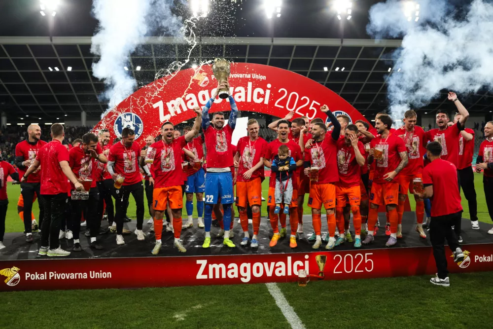 - Zmagovalci Celje. 14.05.2025. - Nogomet, finale pokala Union, NK Koper - NK Celje. Foto: Bojan Velikonja 