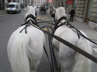 kobilarna v ljubljani, konjska vprega, kočija, Ljubljana