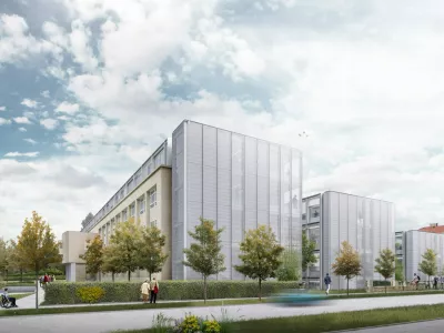 Ljubljanski mestni svet bo v ponedeljek odločal o predlogu sprememb prostorskih izvedbenih pogojev, ki bi Kemijskemu inštitutu omogočili širitev dejavnosti na lokaciji v Hajdrihovi ulici. Foto: Ark arhitektura Krušec