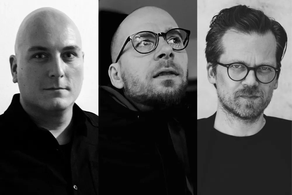 Multiinštrumentalist Boštjan Gombač, tolkalec Bojan Krhlanko in pianist Sašo Vollmaier so za jubilejno edicijo festivala pripravili projekt TIBIA SONORA. F arhiv Jazz Cerkno