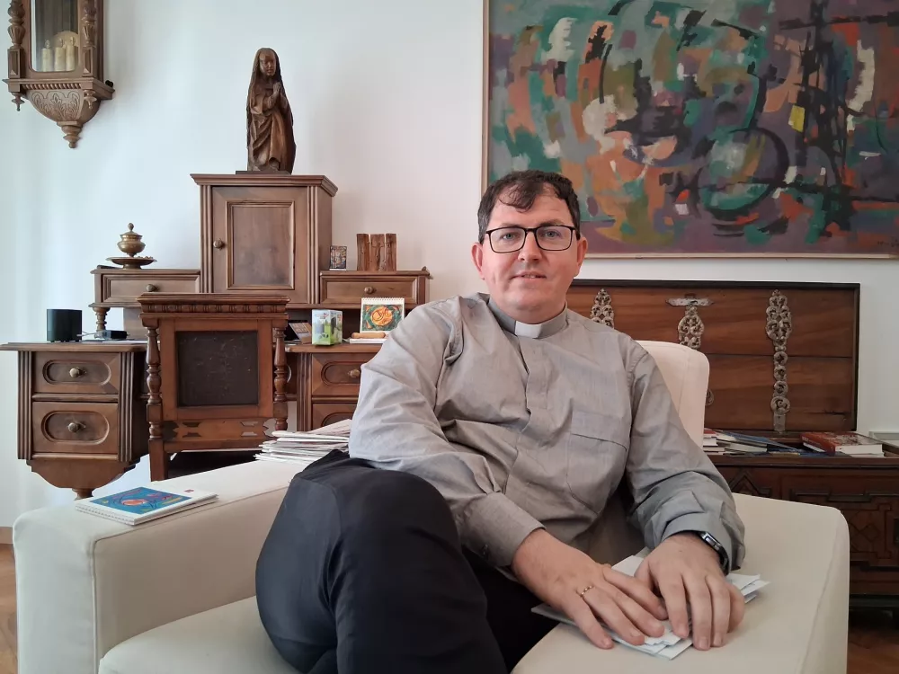 duhovnik, rektor semenišča Martin Zlobko / Foto: Katja Petrovec