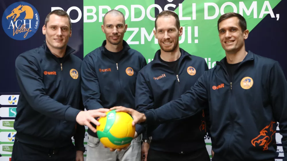 22.05.2025 - predstavitev kadrovskih novosti pri odbojkarjih ACH Volley - odbojka Foto: Luka Cjuha   *******************Luka CjuhaDnevnik Mediji, d.o.o.Kopitarjeva 41000 LjubljanaFotoreporterGSM: +386 41 709764E-mail: luka.cjuha@dnevnik.si 