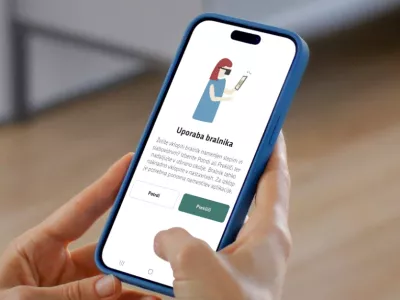 Če nimate težav z vidom, ne potrjujte možnosti uporabe bralnika,  ki je namenjen slepim in slabovidnim. / Foto: Furs