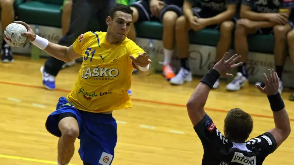 Borut Mačkov&scaron;ek..- rokomet - Celje Pivovarna La&scaron;ko Gorenje Velenje, 1. NLB Leasing liga, 5. krog:......//FOTOJaka Gasar