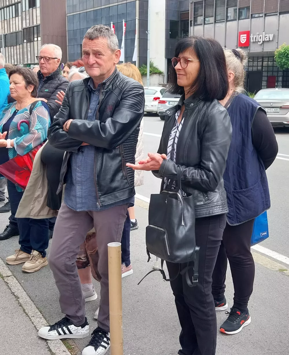 Dogodku sta prisostvovala starša Tadeja Pogačarja, Mirko in Marjeta Pogačar. Foto: Vesna Levičnik