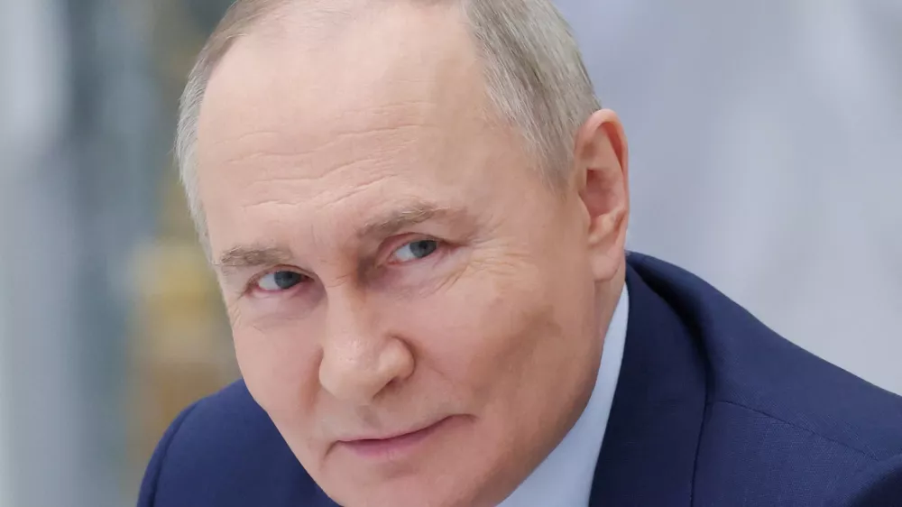 FILE PHOTO: Russian President Vladimir Putin chairs a meeting of the supervisory board of the Russia - Land of Opportunity organisation in Moscow, Russia, May 27, 2025. Sputnik/Alexander Kazakov/Pool via REUTERS ATTENTION EDITORS - THIS IMAGE WAS PROVIDED BY A THIRD PARTY./File Photo