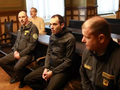 12.03.2025 - sodišče, obtoženi Anže JavornikFoto: Tomaž Skale