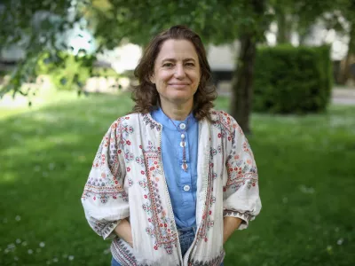 Colombe Schneck je francoska pisateljica, novinarka in režiserka. Foto: Luka Cjuha
