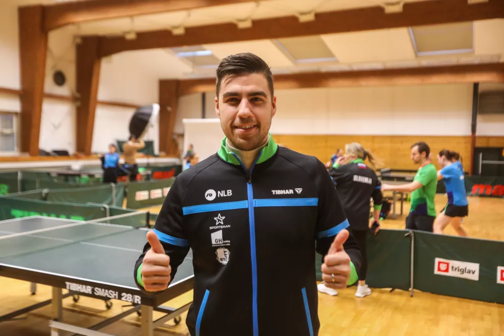 - 21.01.2025. - Darko Jorgić, slovenski namiznoteni&scaron;ki igralec.//FOTO: Bojan Velikonja