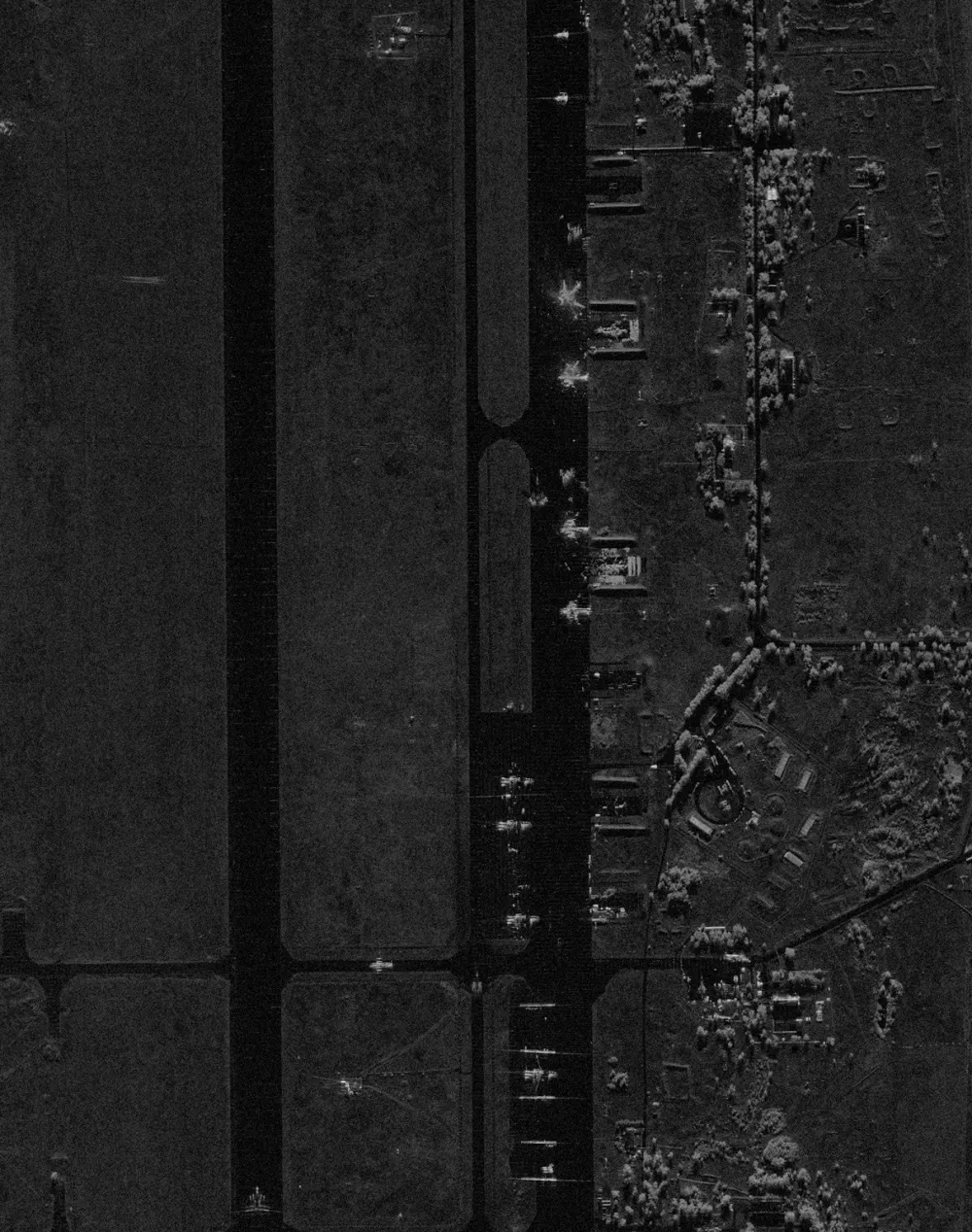A satellite image shows damage to aircrafts at an airfield in Irkutsk, following Ukrainian drones attack targeting Russian military airfields, in the course of Russia-Ukraine conflict, in Stepnoy, Irkutsk region, Russia, June 2, 2025. Capella Space/Handout via REUTERS  THIS IMAGE HAS BEEN SUPPLIED BY A THIRD PARTY. MANDATORY CREDIT. THIS PICTURE WAS PROCESSED BY REUTERS TO ENHANCE QUALITY. AN UNPROCESSED VERSION HAS BEEN PROVIDED SEPARATELY.   TPX IMAGES OF THE DAY