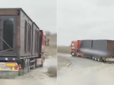 Tovornjak Pajkova mreža Foto: Zajem zaslona/X