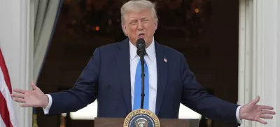 President Donald Trump speaks during a summer soiree on the South Lawn of the White House, Wednesday, June 4, 2025, in Washington. (AP Photo/Alex Brandon)