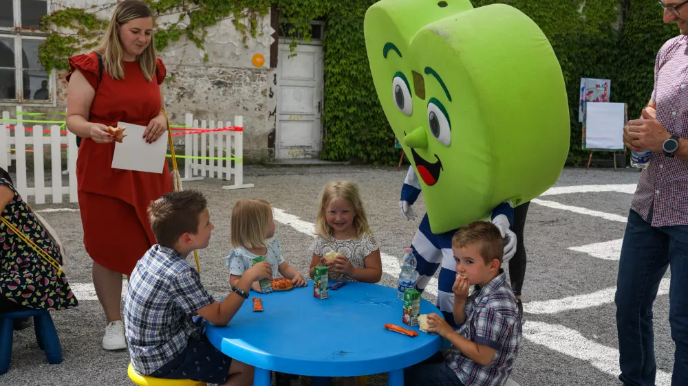 - 06.06.2025. - Akcija in podelitev nagrad Hrana ni za tjavendan, namenjena ozaveščanju o prevelikih količinah zavržene hrane.//FOTO: Bojan Velikonja