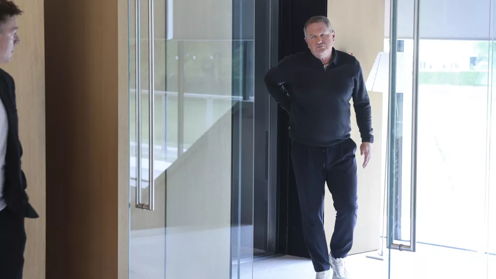 Matjaž Kek- 21.05. 2025 - novinarska konferenca selektorja slovenske nogometne reprezentance Matjaža Keka//FOTO: Jaka Gasar