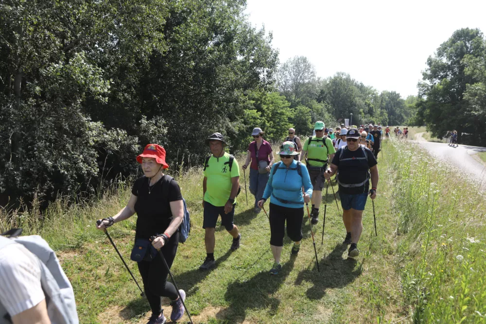 07.06.2025 -  Dan nordijske hoje in druženje z Nedeljskim v Termah Čatež- nordijska hoja - Terme ČatežFoto: Luka Cjuha