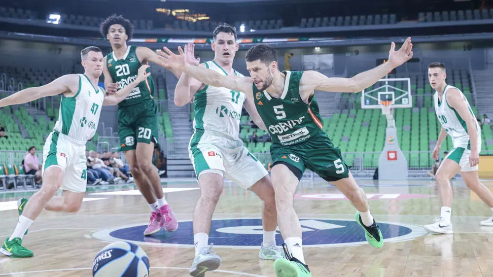 Aleksej Nikolić- 05.06.2025 - košarka - 1. Tekma finala državnega prvenstva med Olimpija: Krka//FOTO: Jaka Gasar