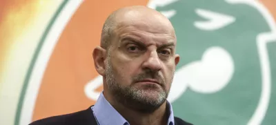 Zvezdan Mitrovič- 11.06.2024 - novinarska konferenca Cedevite Olimpije, na kateri bodo prisotni direktor kluba Davor Užbinec, novi športni direktor Chechu Mulero in novi glavni trener članske ekipe Zvezdan Mitrović //FOTO: Jaka Gasar