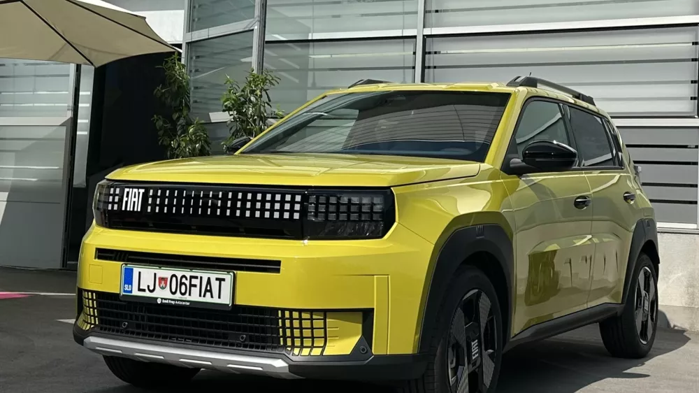 Fiat grande panda naj bi letos v Sloveniji našel okrog 200 kupcev. / Foto: Matjaž Terzič