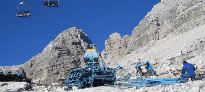 stara žičnica na Kaninu