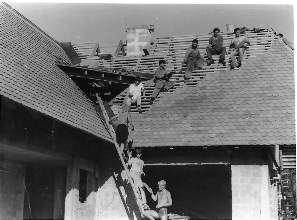 Apno in beton na domačem dvorišču