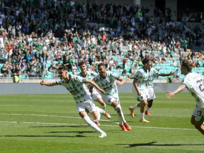 Marcel Ratnik 17.05.2025 - Nogomet Olimpija - Radomlje - Olimpija državni prvakFoto: Luka Cjuha