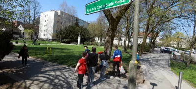 03.04.2025 - park Ade Škerl in Sonje PleskanFoto: Tomaž Skale