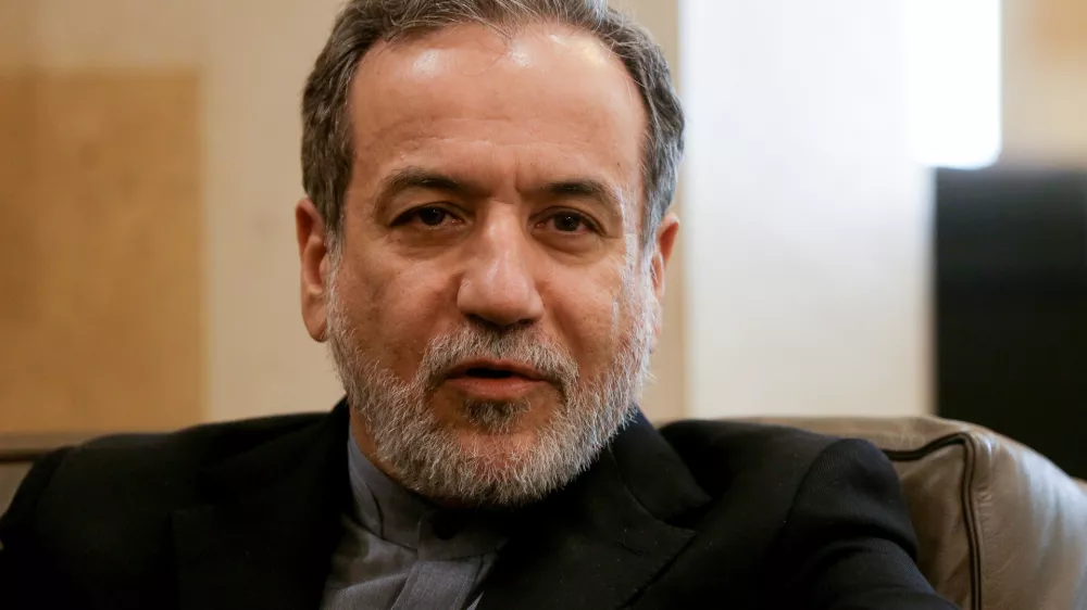 FILED - 04 October 2024, Lebanon, Beirut: Iranian Foreign Minister Abbas Araghchi attends a meeting in Beirut. Photo: Marwan Naamani/dpa