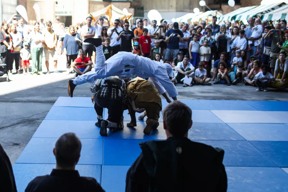 - predstavitev borilne veščine -- 11.06.2022 - Dan Japonske – festival ob 30. obletnici vzpostavitve diplomatskih odnosov med Slovenijo in Japonsko -//FOTO: Bojan Velikonja / Foto: Bojan Velikonja