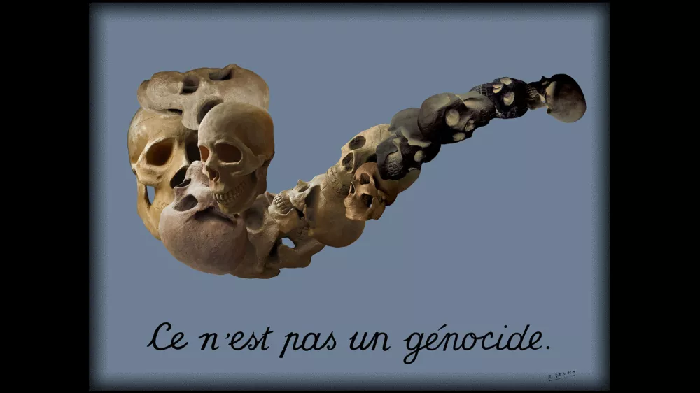 Lobanje so izdelale študentke UL ALUO Oddelka vizualnih komunikacij pri predmetu Kiparstvo 2, mentor: doc. mag. Boštjan Drinovec. Avtor: Radovan Jenko