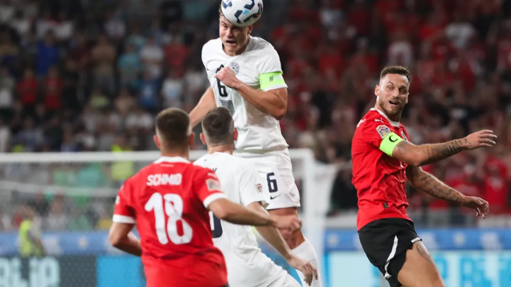 Jaka Bijol06.09.2024. Nogomet, Pokal narodov, Slovenija - Avstrija. Foto: Bojan Velikonja