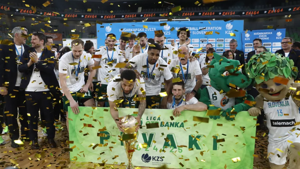 09.06.2025 Ko&scaron;arka Cedevita Olimpija - Krka finaleFoto: Luka Cjuha