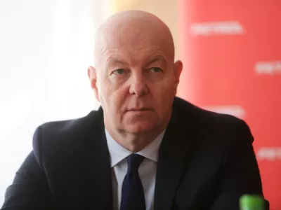 ﻿predsednik nadzornega sveta NS Petrol Sašo Berger, - 11.02.2020 – Energetska družba PETROL – novo vodstvo - nova uprava – predstavitev nove uprave, ki so jo petrolovi nadzorniki imenovali za petletni mandat //FOTO: Bojan Velikonja