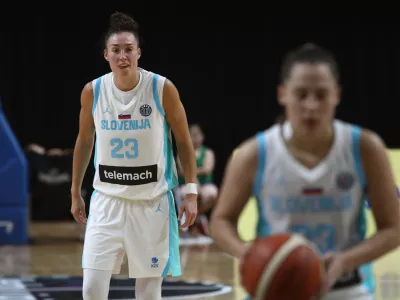 Jessica Shepard11.06.2025 - Košarka - Ženska košarkarska reprezentanca - pripravljalna tekma - slovenija črna goraFoto: Luka Cjuha