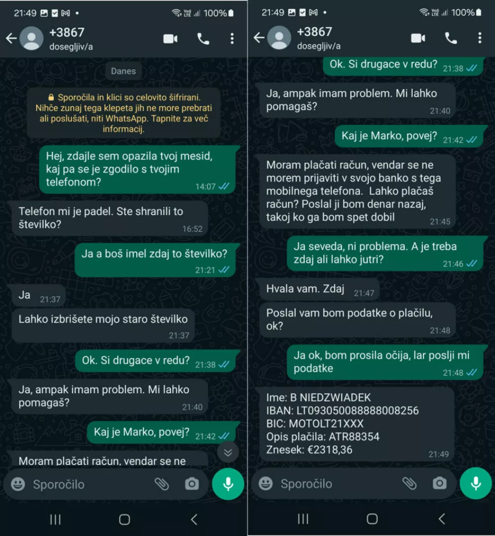 Gre za prevaro prek SMS-sporočil, ki jih goljufi v imenu otrok pošiljajo staršem.