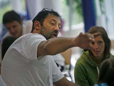Vlade Divacobisk pediatrične klinike - UKC Ljubljana- legende NBA- Košarka brez meja - Basketball without borders/// Foto: Matej Povše
