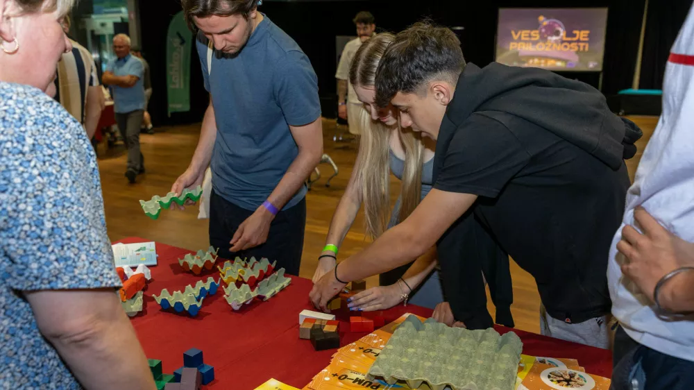Mladostnikom, so na enem mestu ponuditi čim več informacij o raznolikih možnostih za nadaljnji poklicni in osebni razvoj.  Foto: Žan Gradišnik