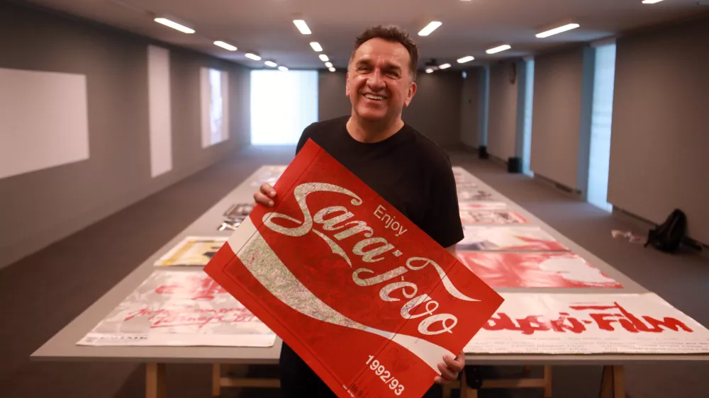 Sarajevski grafični oblikovalec: V Ljubljani vedno doživim kulturni šok
