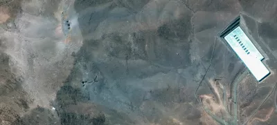 A closer satellite view shows the ridge at Fordow underground complex, after the U.S. struck the underground nuclear facility, near Qom, Iran June 22, 2025.   MAXAR TECHNOLOGIES/Handout via REUTERS  THIS IMAGE HAS BEEN SUPPLIED BY A THIRD PARTY. NO RESALES. NO ARCHIVES. MANDATORY CREDIT. DO NOT OBSCURE LOGO.