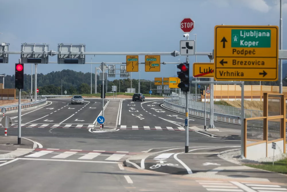 - 24.07.2025. - Nov izvoz Dragomer na Primorski avtocesti. DARS.//FOTO: Bojan Velikonja / Foto: Bojan Velikonja